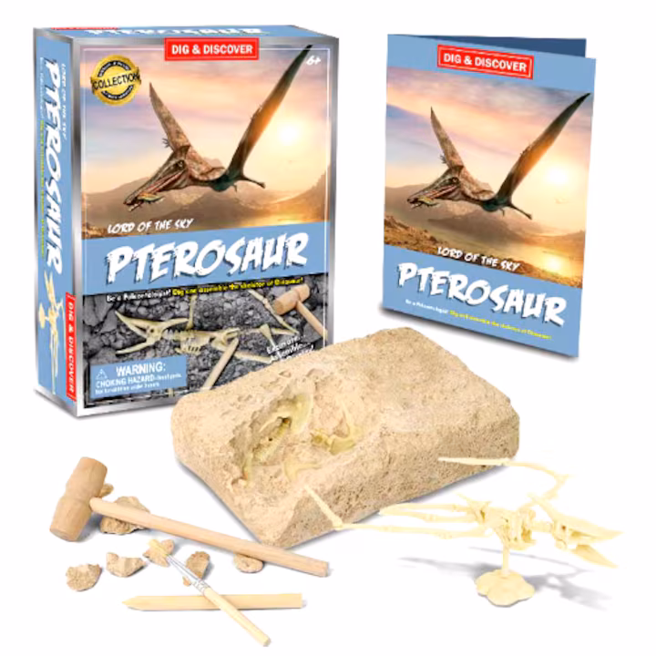 Set Educational Pterosaur- Excaveaza si Descopera Lumea Dinozaurilor