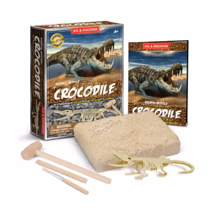 Set Educational Crocodile- Excaveaza si Descopera Lumea Dinozaurilor