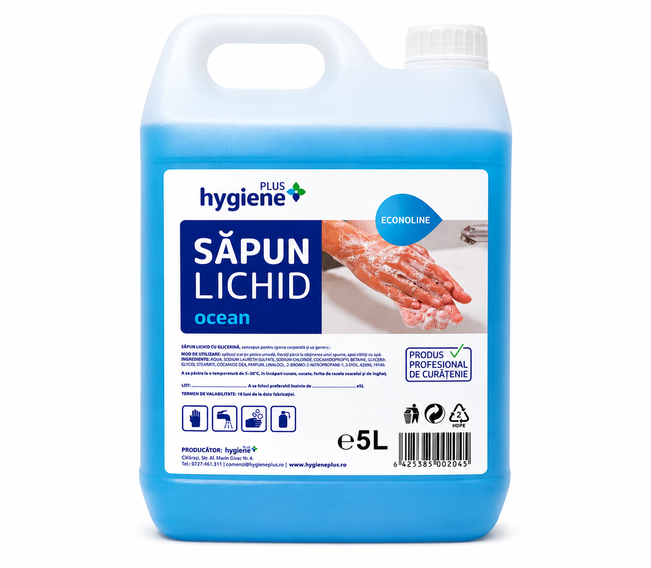 Sapun Lichid Hygiene Plus Econoline Ocean 5L
