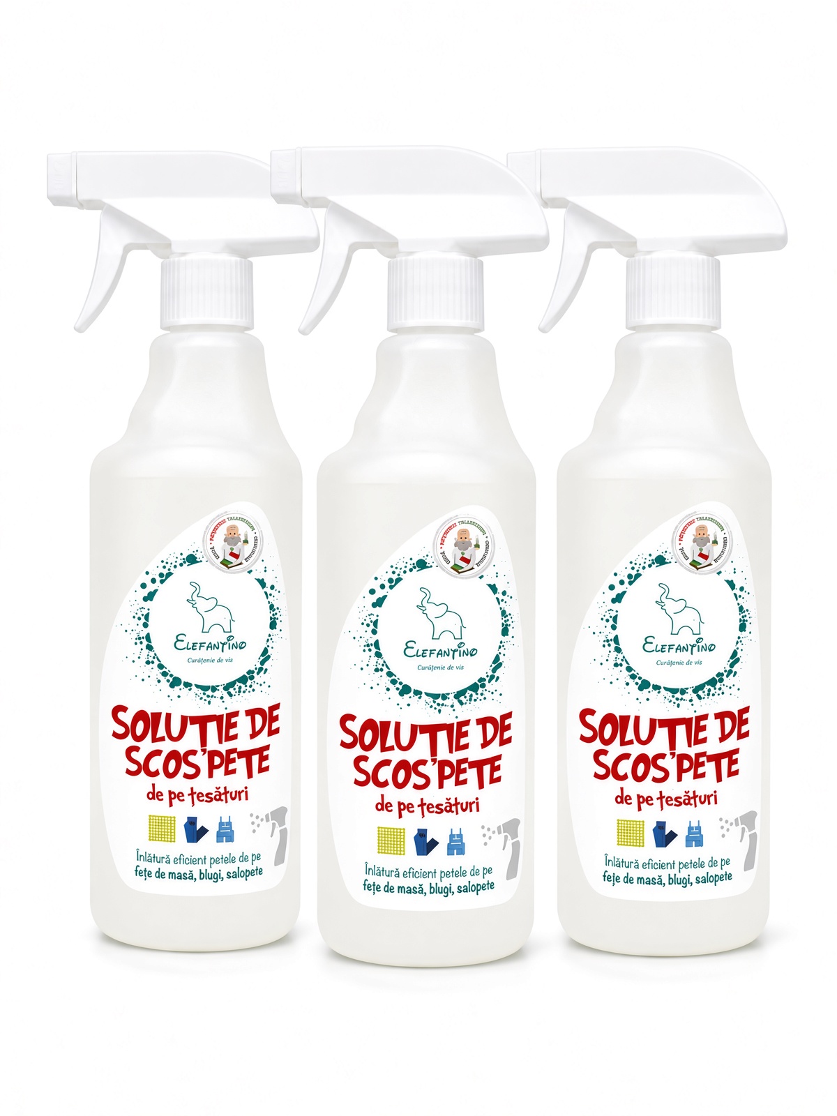 Pachet Promo 3x Solutie Scos Pete Elefantino 750ml